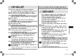 Preview for 81 page of Panasonic ER-GD51 Operating Instructions Manual