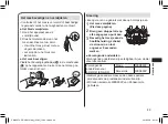 Preview for 89 page of Panasonic ER-GD51 Operating Instructions Manual