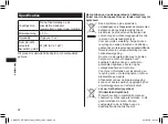 Preview for 92 page of Panasonic ER-GD51 Operating Instructions Manual