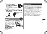 Preview for 105 page of Panasonic ER-GD51 Operating Instructions Manual