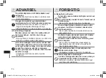 Preview for 116 page of Panasonic ER-GD51 Operating Instructions Manual