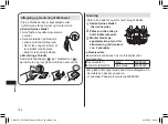 Preview for 124 page of Panasonic ER-GD51 Operating Instructions Manual