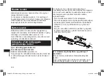 Preview for 126 page of Panasonic ER-GD51 Operating Instructions Manual