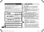 Preview for 150 page of Panasonic ER-GD51 Operating Instructions Manual