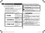 Preview for 166 page of Panasonic ER-GD51 Operating Instructions Manual