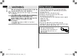 Preview for 170 page of Panasonic ER-GD51 Operating Instructions Manual