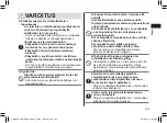 Preview for 185 page of Panasonic ER-GD51 Operating Instructions Manual