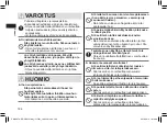 Preview for 186 page of Panasonic ER-GD51 Operating Instructions Manual