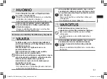 Preview for 187 page of Panasonic ER-GD51 Operating Instructions Manual