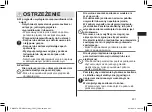 Preview for 201 page of Panasonic ER-GD51 Operating Instructions Manual