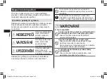 Preview for 218 page of Panasonic ER-GD51 Operating Instructions Manual