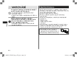 Preview for 222 page of Panasonic ER-GD51 Operating Instructions Manual