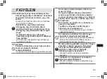 Preview for 255 page of Panasonic ER-GD51 Operating Instructions Manual