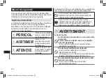 Preview for 272 page of Panasonic ER-GD51 Operating Instructions Manual