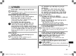 Preview for 291 page of Panasonic ER-GD51 Operating Instructions Manual