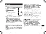 Предварительный просмотр 295 страницы Panasonic ER-GD61 Operating Instructions Manual