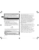 Preview for 10 page of Panasonic ER-GK40 Operating Instructions Manual