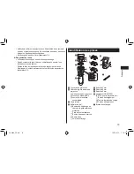 Preview for 19 page of Panasonic ER-GK40 Operating Instructions Manual