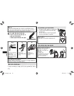 Preview for 116 page of Panasonic ER-GK40 Operating Instructions Manual