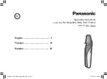 Panasonic ER-GK60-S Operating Instructions Manual preview