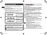 Предварительный просмотр 22 страницы Panasonic ER-GK60 Operating Instructions Manual