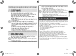 Предварительный просмотр 25 страницы Panasonic ER-GK60 Operating Instructions Manual