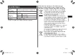 Предварительный просмотр 49 страницы Panasonic ER-GK60 Operating Instructions Manual