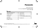 Предварительный просмотр 131 страницы Panasonic ER-GK60 Operating Instructions Manual