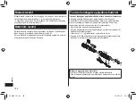 Предварительный просмотр 144 страницы Panasonic ER-GK60 Operating Instructions Manual