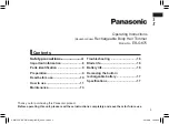 Предварительный просмотр 3 страницы Panasonic ER-GK75 Operating Instructions Manual