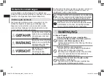 Preview for 24 page of Panasonic ER-GK80 Operating Instructions Manual