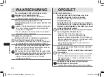 Preview for 106 page of Panasonic ER-GK80 Operating Instructions Manual