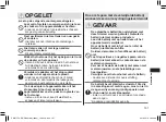 Preview for 107 page of Panasonic ER-GK80 Operating Instructions Manual