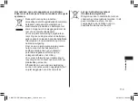 Preview for 119 page of Panasonic ER-GK80 Operating Instructions Manual