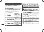 Preview for 144 page of Panasonic ER-GK80 Operating Instructions Manual