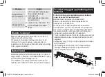 Preview for 157 page of Panasonic ER-GK80 Operating Instructions Manual