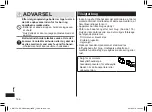 Preview for 166 page of Panasonic ER-GK80 Operating Instructions Manual