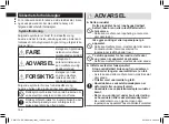 Preview for 182 page of Panasonic ER-GK80 Operating Instructions Manual