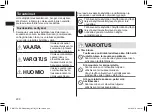 Preview for 200 page of Panasonic ER-GK80 Operating Instructions Manual