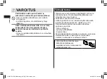 Preview for 204 page of Panasonic ER-GK80 Operating Instructions Manual