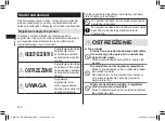 Preview for 218 page of Panasonic ER-GK80 Operating Instructions Manual