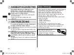 Preview for 222 page of Panasonic ER-GK80 Operating Instructions Manual