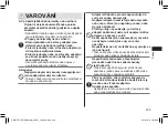 Preview for 239 page of Panasonic ER-GK80 Operating Instructions Manual