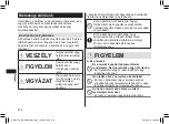 Preview for 276 page of Panasonic ER-GK80 Operating Instructions Manual