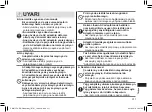 Preview for 317 page of Panasonic ER-GK80 Operating Instructions Manual