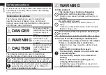 Preview for 4 page of Panasonic ER-GK81 Operating Instructions Manual