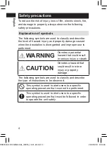 Preview for 4 page of Panasonic ER-GM40 Instruction Manual