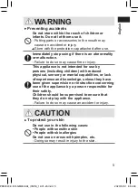 Preview for 5 page of Panasonic ER-GM40 Instruction Manual