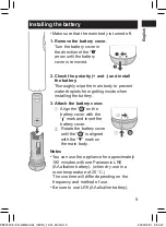 Preview for 9 page of Panasonic ER-GM40 Instruction Manual