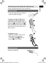 Preview for 11 page of Panasonic ER-GM40 Instruction Manual